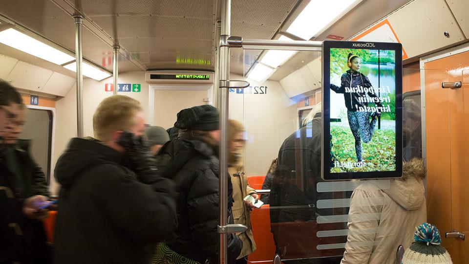 Teleste Infotainment und Werbung an Bord